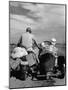 Family Driving on Motorcycle and Sidecar from Omaha, Nebraska to Salt Lake City, UT-Allan Grant-Mounted Photographic Print