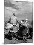 Family Driving on Motorcycle and Sidecar from Omaha, Nebraska to Salt Lake City, UT-Allan Grant-Mounted Photographic Print