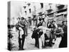 Family Fleeing from the Jewish District of Jerusalem, after a Bomb Blast, Feb. 1948-null-Stretched Canvas