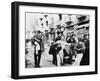 Family Fleeing from the Jewish District of Jerusalem, after a Bomb Blast, Feb. 1948-null-Framed Photo