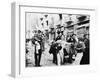 Family Fleeing from the Jewish District of Jerusalem, after a Bomb Blast, Feb. 1948-null-Framed Photo