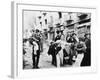 Family Fleeing from the Jewish District of Jerusalem, after a Bomb Blast, Feb. 1948-null-Framed Photo