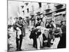 Family Fleeing from the Jewish District of Jerusalem, after a Bomb Blast, Feb. 1948-null-Mounted Photo