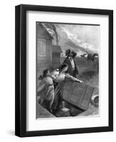 Family Flees from Tornado, 1903-G. Amato-Framed Art Print