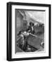 Family Flees from Tornado, 1903-G. Amato-Framed Art Print