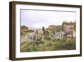 Family Friends-Charles Jones-Framed Giclee Print