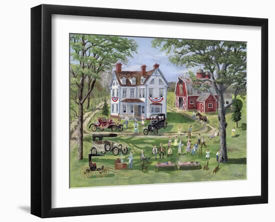 Family Gathering-Bob Fair-Framed Giclee Print