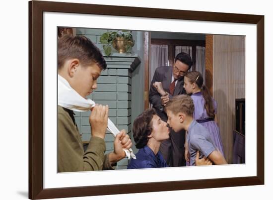 Family Getting Ready in the Morning-William P. Gottlieb-Framed Photographic Print