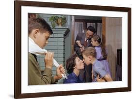 Family Getting Ready in the Morning-William P. Gottlieb-Framed Photographic Print