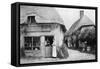 Family Grocer, Corner of Bradford Peverell, Wessex, C1922-null-Framed Stretched Canvas