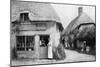 Family Grocer, Corner of Bradford Peverell, Wessex, C1922-null-Mounted Giclee Print