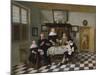 Family Group at Dinner Table, C.1658-60-Quiringh Gerritsz. van Brekelenkam-Mounted Giclee Print