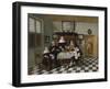 Family Group at Dinner Table, C.1658-60-Quiringh Gerritsz. van Brekelenkam-Framed Giclee Print