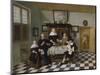 Family Group at Dinner Table, C.1658-60-Quiringh Gerritsz. van Brekelenkam-Mounted Giclee Print