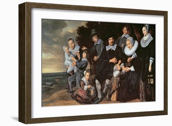 Family Group in a Landscape, c.1647-50-Frans Hals-Framed Giclee Print