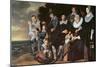 Family Group in a Landscape, c.1647-50-Frans Hals-Mounted Giclee Print