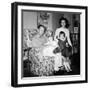 Family Group in their Living Room, Ca. 1958-null-Framed Photographic Print