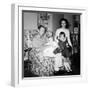 Family Group in their Living Room, Ca. 1958-null-Framed Photographic Print