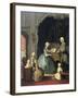 Family Group Near a Harpsichord, 1739-Cornelis Troost-Framed Giclee Print