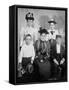 Family Group Pose for Tintype Photograph, Ca. 1888-null-Framed Stretched Canvas