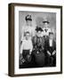 Family Group Pose for Tintype Photograph, Ca. 1888-null-Framed Photographic Print