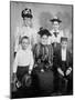 Family Group Pose for Tintype Photograph, Ca. 1888-null-Mounted Photographic Print