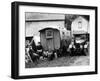 Family Group with a 1925 Morris Oxford 14/28 and Caravan, (Eccles, C1926)-null-Framed Photographic Print