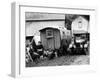 Family Group with a 1925 Morris Oxford 14/28 and Caravan, (Eccles, C1926)-null-Framed Photographic Print