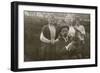 Family Group with Dog in a Garden-null-Framed Photographic Print