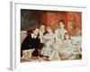 Family Group-Michele Gordigiani-Framed Giclee Print