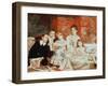 Family Group-Michele Gordigiani-Framed Giclee Print