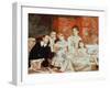 Family Group-Michele Gordigiani-Framed Giclee Print