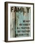 Family Grunge 4-Diane Stimson-Framed Art Print