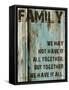 Family Grunge 4-Diane Stimson-Framed Stretched Canvas