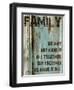 Family Grunge 4-Diane Stimson-Framed Art Print