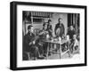 Family Having Tea in Courtyard-Carl Mydans-Framed Photographic Print