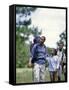 Family Hiking in The Wilderness-null-Framed Stretched Canvas