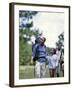 Family Hiking in The Wilderness-null-Framed Premium Photographic Print