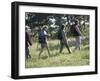 Family Hiking in The Wilderness-null-Framed Premium Photographic Print