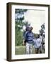 Family Hiking in The Wilderness-null-Framed Photographic Print