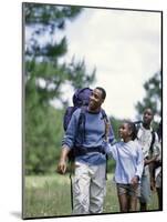 Family Hiking in The Wilderness-null-Mounted Photographic Print
