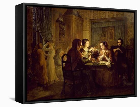 Family Home, 1854-Louis Janmot-Framed Stretched Canvas