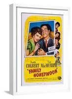 Family Honeymoon, 1949-null-Framed Art Print