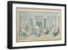 Family in a Study Room on the Ile De La Reunion, 1813-Patu de Rosemont-Framed Giclee Print