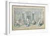 Family in a Study Room on the Ile De La Reunion, 1813-Patu de Rosemont-Framed Giclee Print