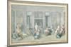 Family in a Study Room on the Ile De La Reunion, 1813-Patu de Rosemont-Mounted Giclee Print