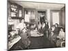 Family in Room in Tenement House, C.1910-Jessie Tarbox Beals-Mounted Giclee Print