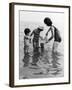 Family in the Sea-null-Framed Photographic Print