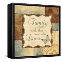 Family Is a Little World-Piper Ballantyne-Framed Stretched Canvas