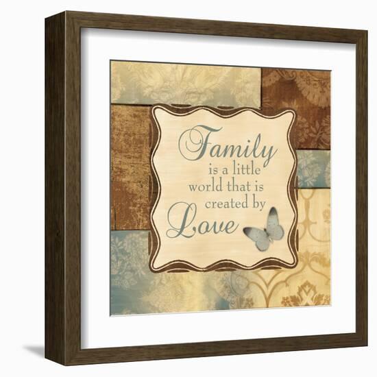 Family Is a Little World-Piper Ballantyne-Framed Art Print